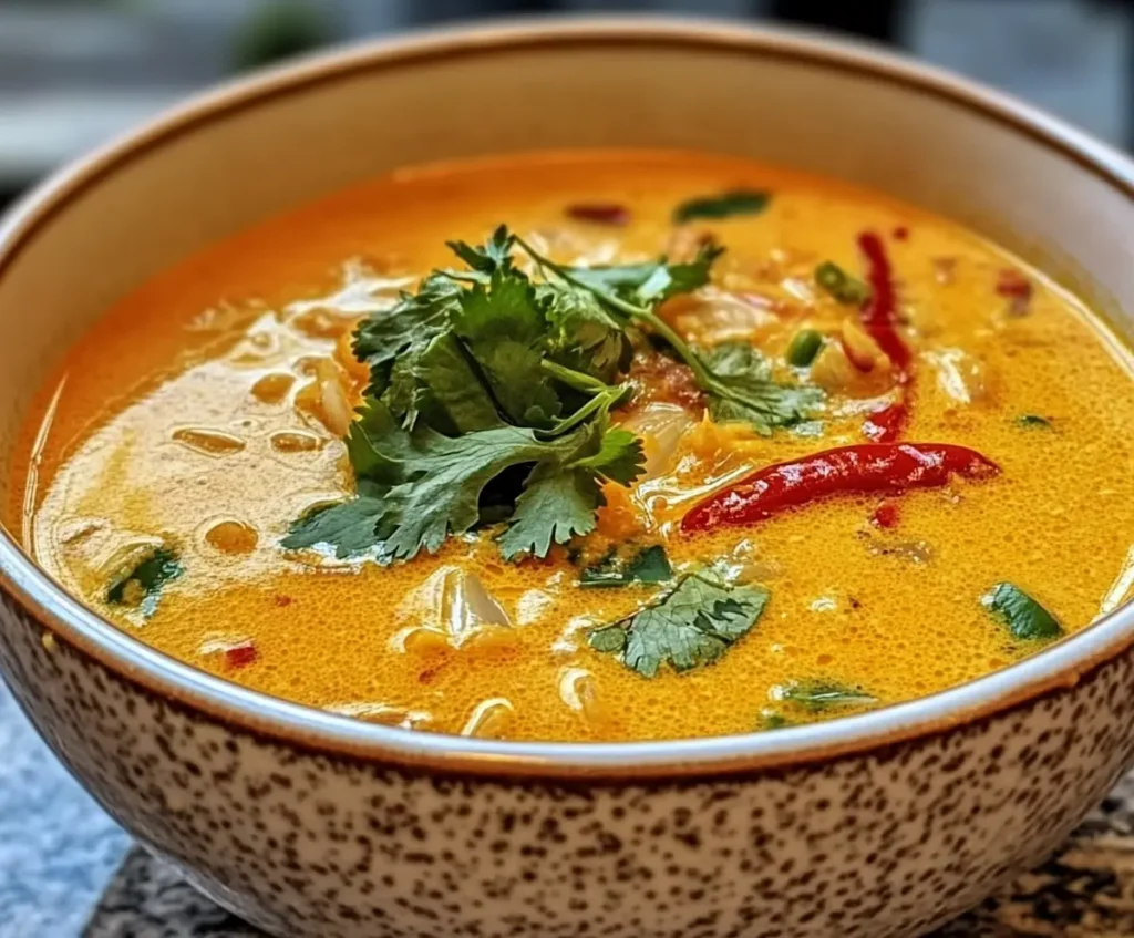 Spiced Pumpkin Coconut Curry Soup