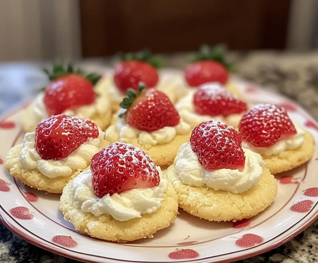 Strawberry Shortcake Cookies