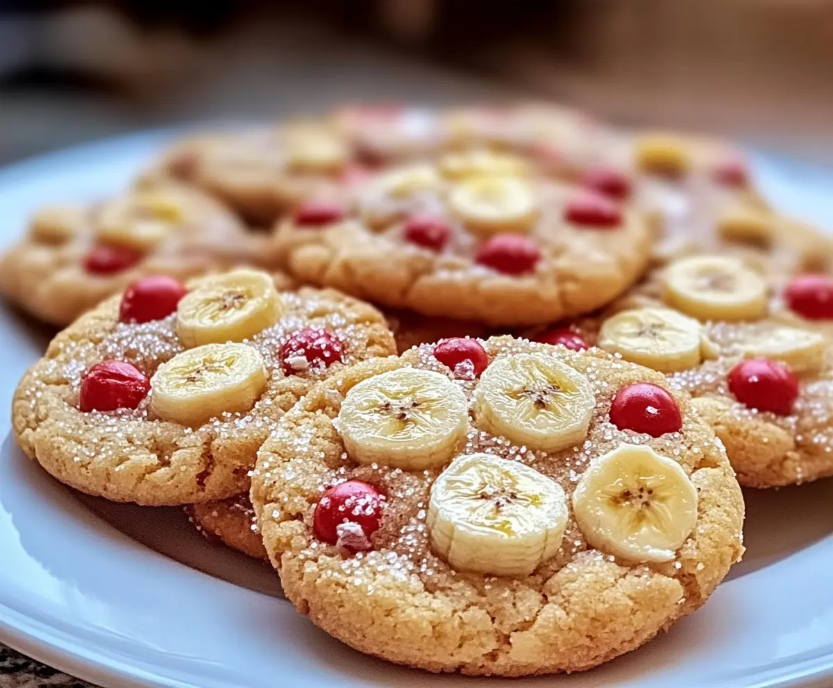 Banana Split Cookies